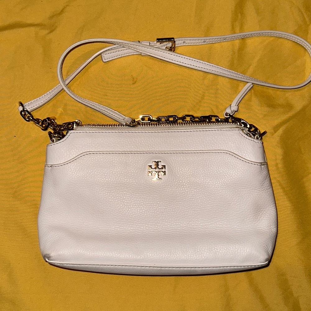 Tory Burch White Crossbody Gem
